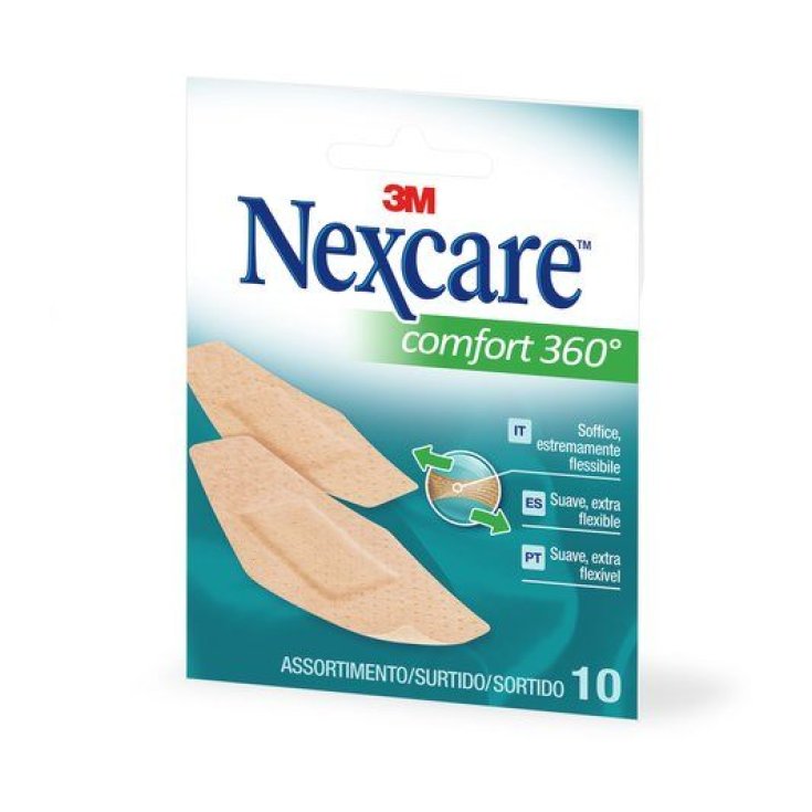 Nexcare Comfort360 Parches 10 Piezas