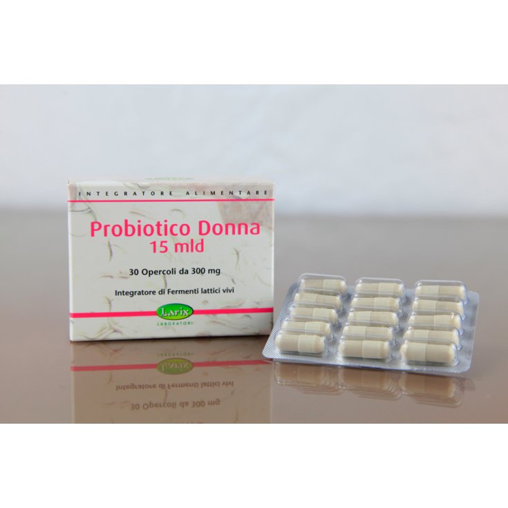 Larix Laboratories Probiótico Mujer 15 Billones 30 Cápsulas