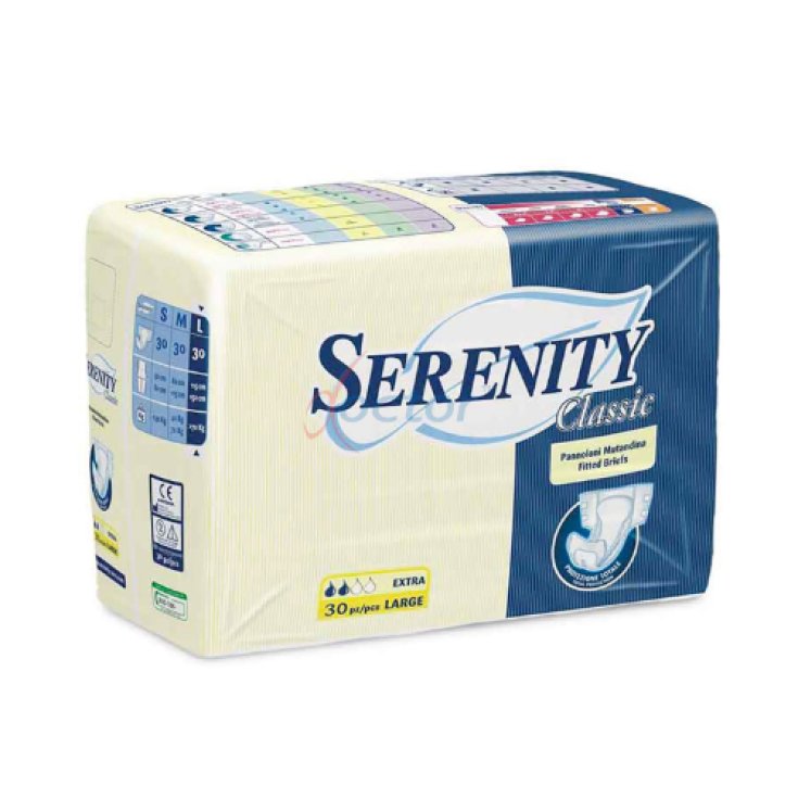 Serenity Pañalera Panty Classic Extra Grande Oc 30 Piezas