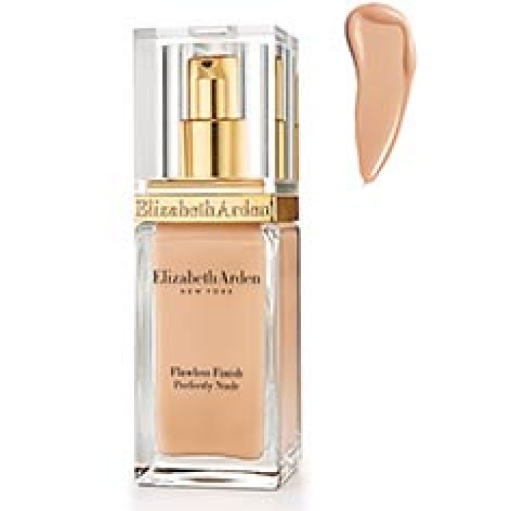 Base de maquillaje Perfectly Nude de Elizabeth Arden Flawless Finish Color nude dorado