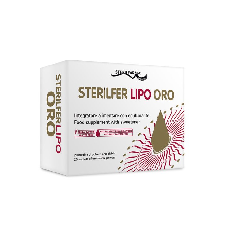 Sterilfarma® Sterilfer® Lipo Gold Complemento Alimenticio 20 Sobres