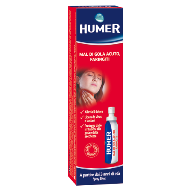 Spray para el dolor de garganta Humer