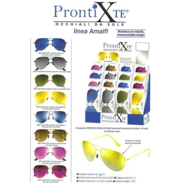 ProntiXte Amalfi Kit Gafas de Sol 16 Piezas Surtidas