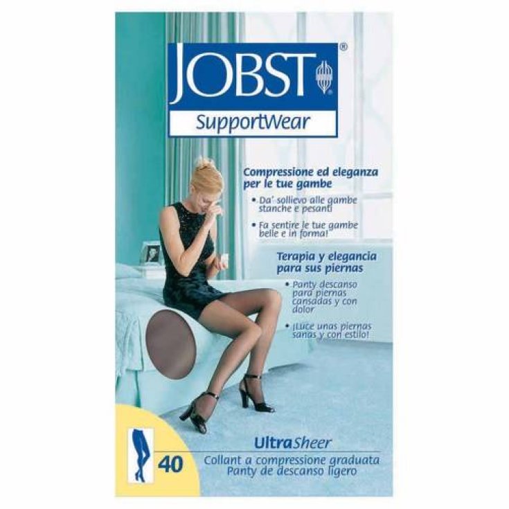 Pantimedias Jobst Ultra Sheer 5-10mmHg Color Negro Talla 2