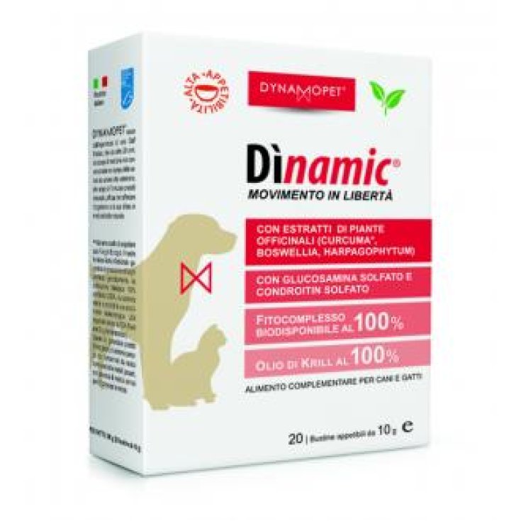 Dynamopet Dìnamic Movimento en Liberta Complemento Alimenticio 20 Sobres x10ml