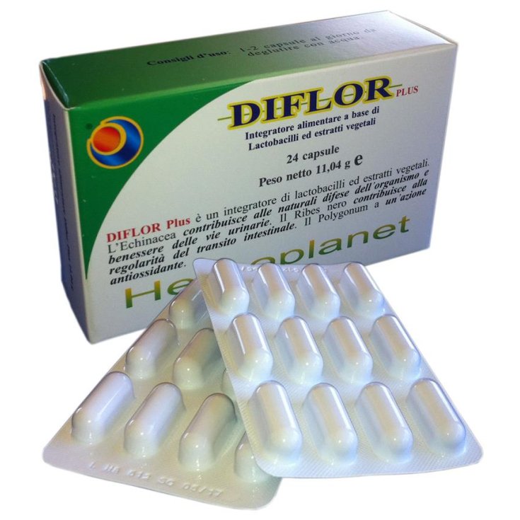 Herboplanet Diflor Plus Complemento Alimenticio 24 Cápsulas