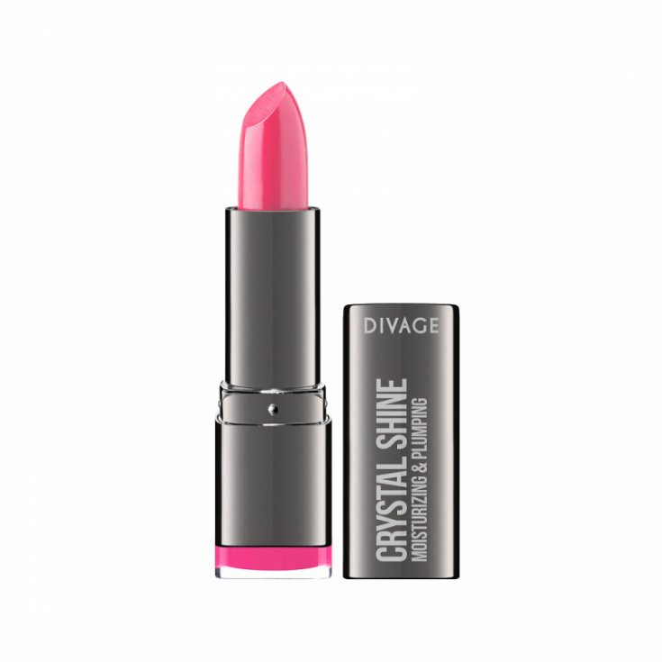 Divage Crystal Shine Lápiz labial sedoso y ligero 10 Spicy Pink