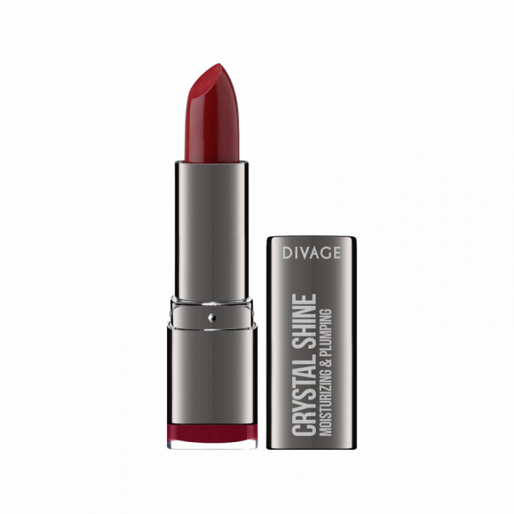 Divage Crystal Shine Lápiz labial sedoso y ligero 20 Hot Ruby