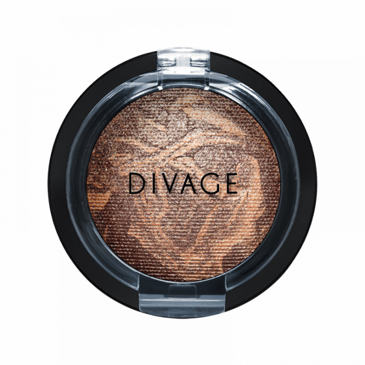 Divage Color Sphere Sombra de ojos al horno 12 Satin Trendy Brown