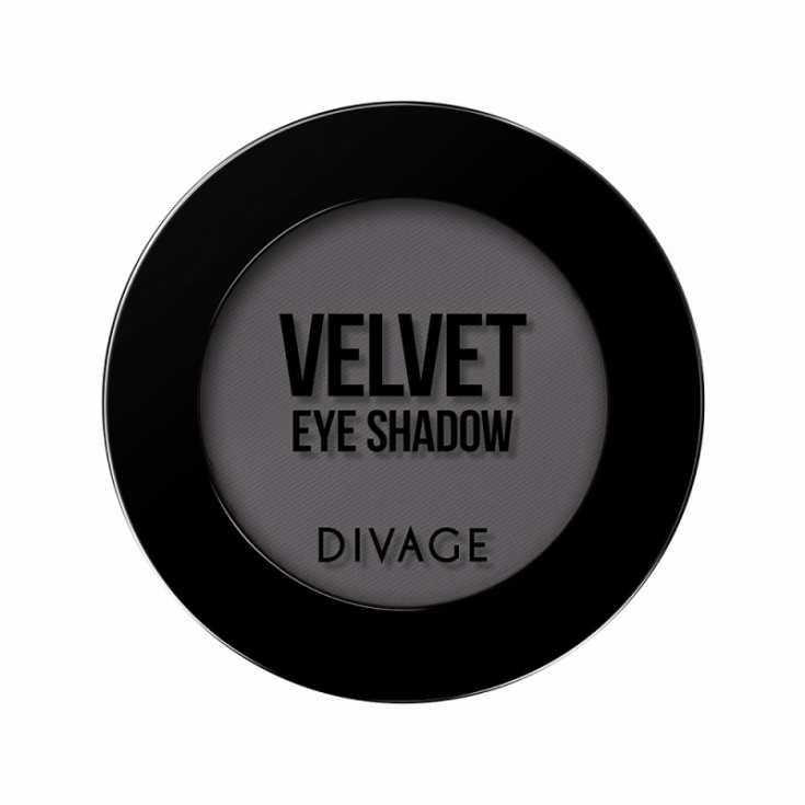 Divage Velvet Eye Shadow Sombra de ojos Matt 7301 Gris oscuro