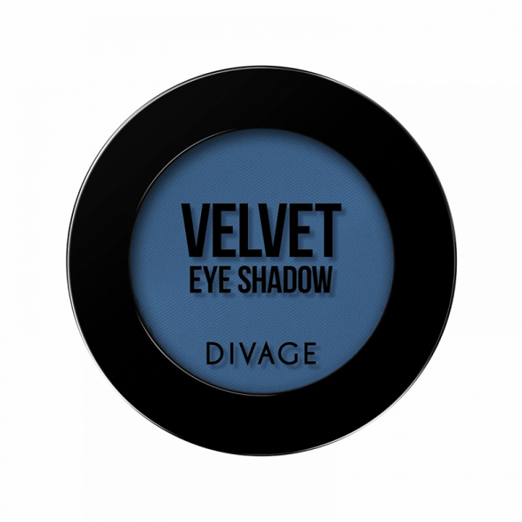 Divage Velvet Eye Shadow Sombra de ojos Matt 7318 Blue Sapphire