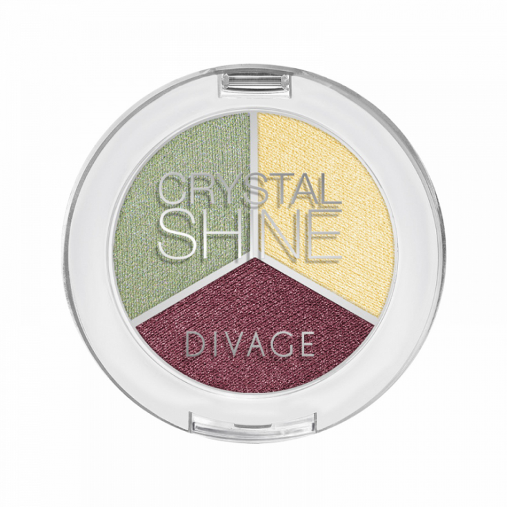 Divage Divage Crystal Shine Luminous Eyeshadow 05 Verde amarillo Burdeos