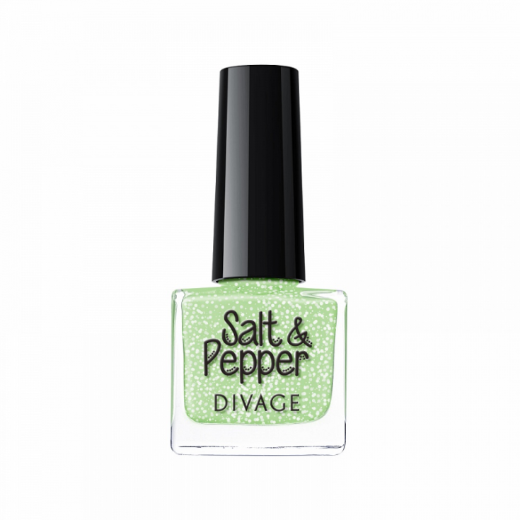 Divage Salt & Pepper Esmalte de uñas efecto sal-pimienta 02 Mint