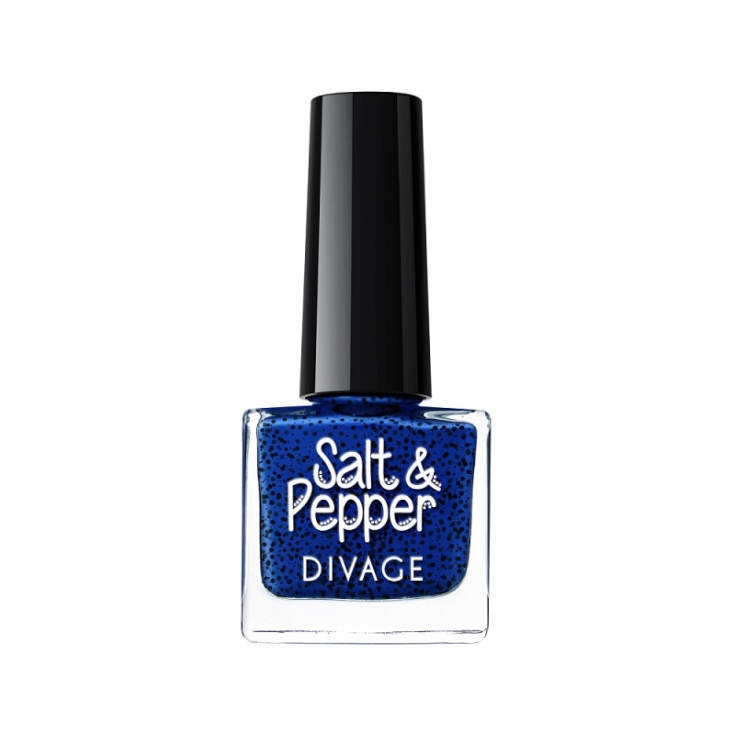 Divage Salt & Pepper Esmalte De Uñas Efecto Sal-Pimienta 15 Night Blue