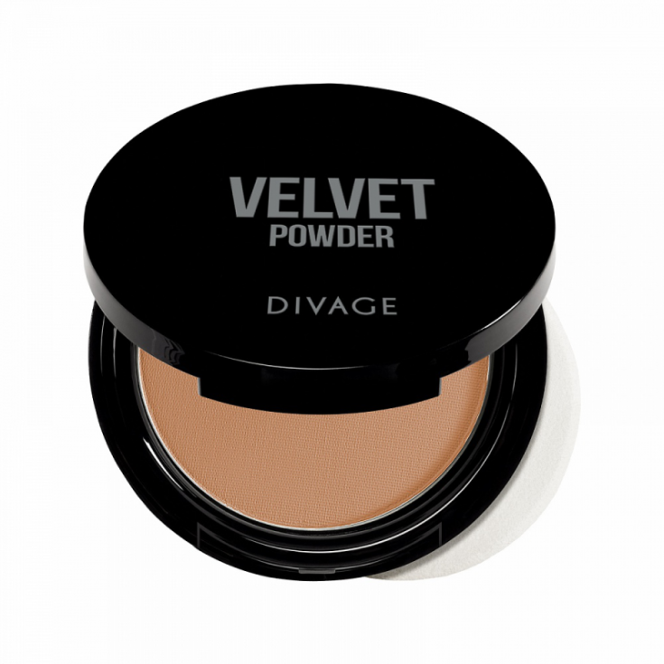 Divace Velvet Powder Polvo Compacto 5202 Beige Oscuro