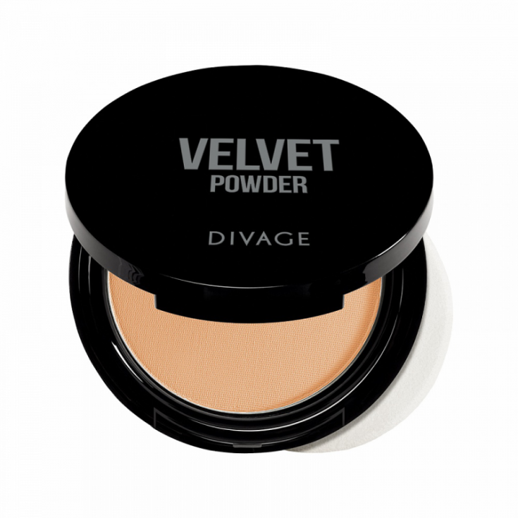 Polvo Compacto Divage Velvet Powder 5204 Beige Claro