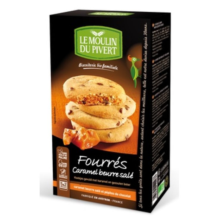 Le Moulin Du Pivert Cookies Pepites Galletas Ecológicas de Chocolate y Avellanas 175g