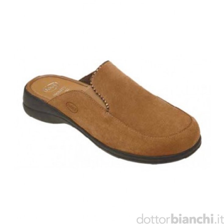 Dr. Scholl's New Moue Brown Stretch Suede Sandalia Talla 41