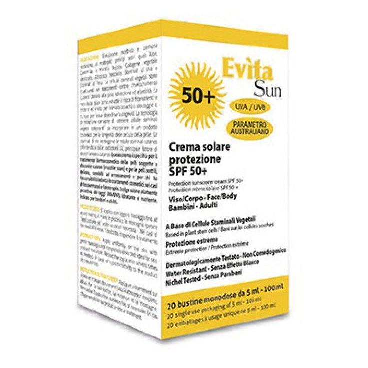 Evita Sol 20 Sobres Spf50 100ml