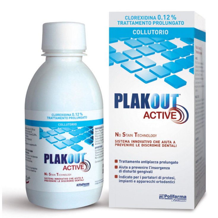 Polifarma Plakout Colutorio Activo Clorhexidina 0,12% 200ml