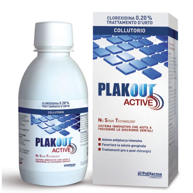 Polifarma Plakout Colutorio Activo Clorhexidina 0,20% 200ml