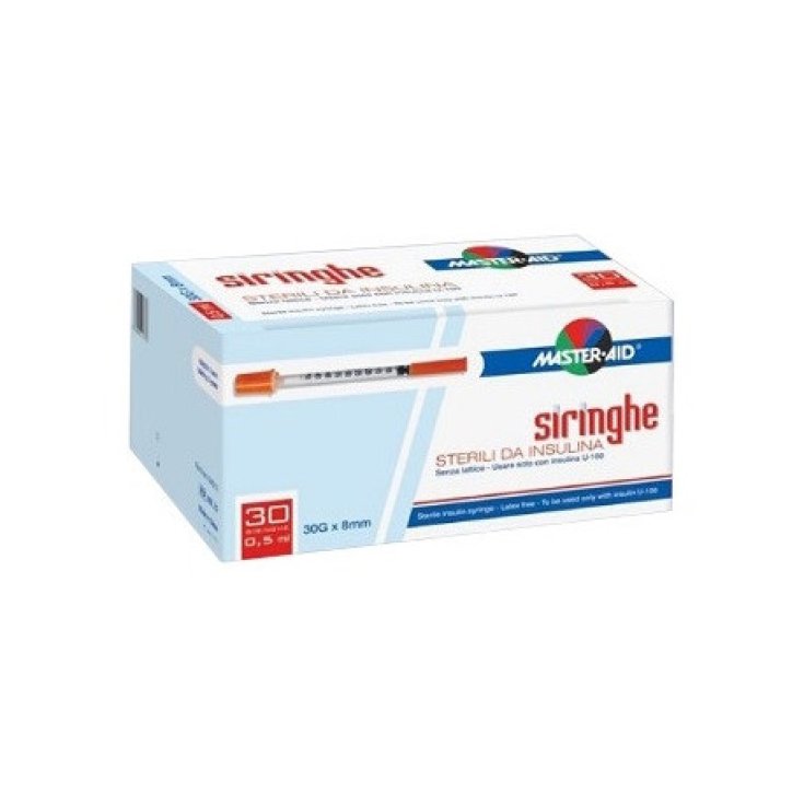 Jeringas estériles Master-Aid de insulina G30 0,5 ml 30 piezas