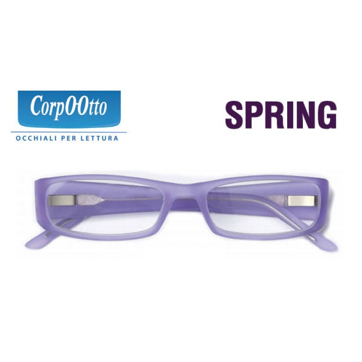 Gafas Lectura Corpootto C8 Primavera Color Morado Dioptrías +3.00