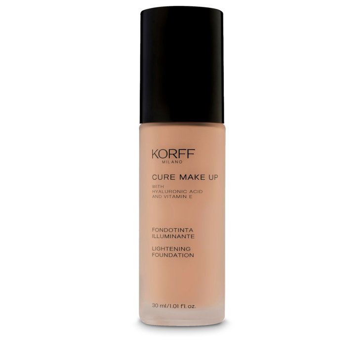 Korff Cure Make Up Base de Maquillaje Fluida Iluminadora SPF15 Color 04 Noisette 30ml