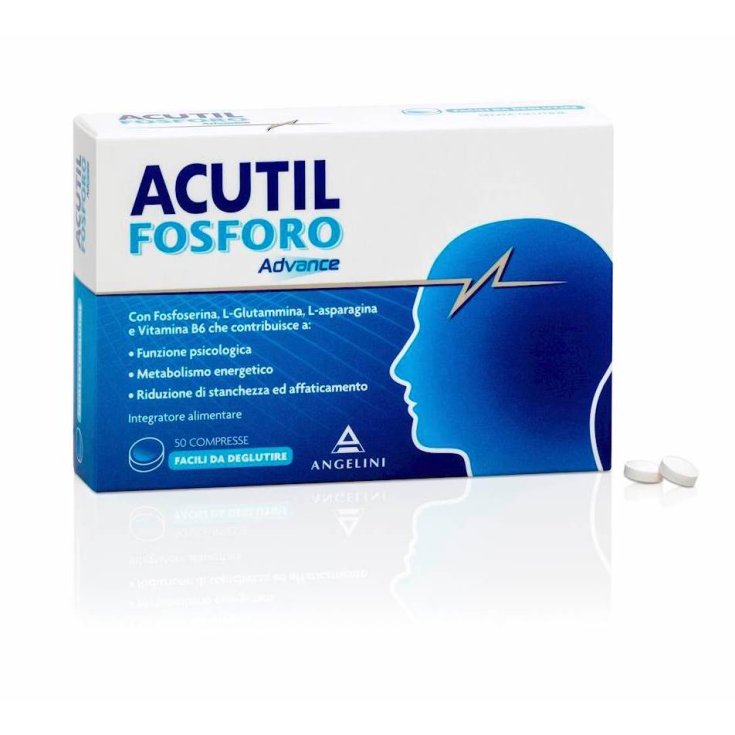 Angelini Acutil Fosforo Advance Complemento Alimenticio 50 Comprimidos