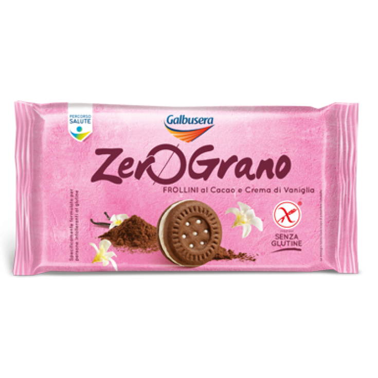 ZeroGrano Galletas De Mantequilla Con Crema De Cacao Y Vainilla Sin Gluten 160g
