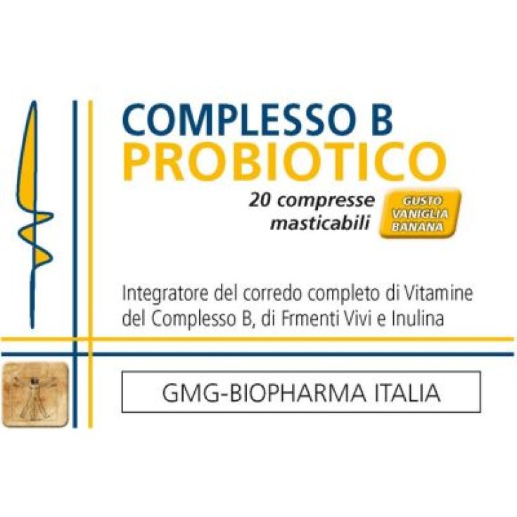 Gmg B Complex Complemento Alimenticio Probiótico 20 Comprimidos