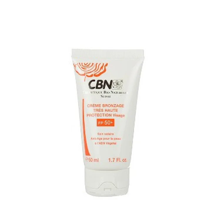 CBN Crème Bronzage Très Alta Protección Visage FP50 + 50ml