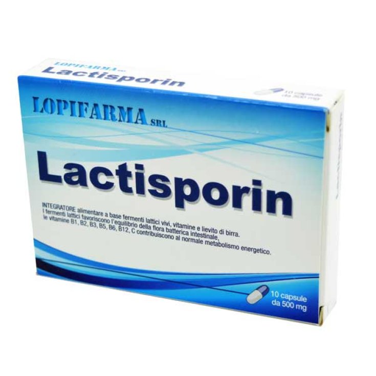 Lactisporina Complemento Alimenticio 10 Cápsulas