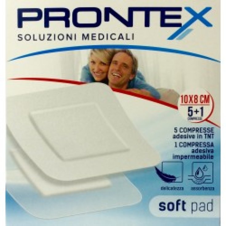 Safety Prontex Soft Pad 10x12,5 6 Garze