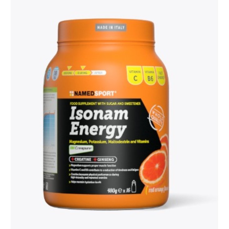 Isonam Energy Limón Complemento Alimenticio 480g