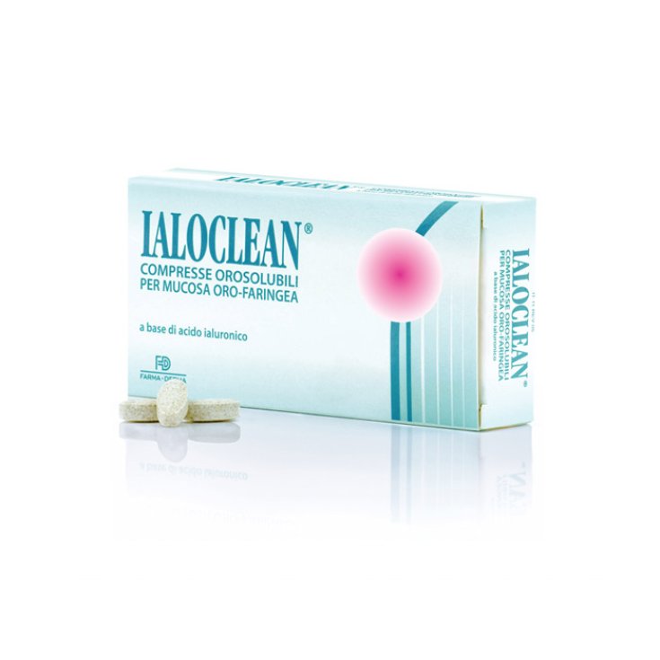 Farma-Derma Ialoclean Comprimidos Orosolubles Para Mucosa Faríngea Oral A Base De Ácido Hialurónico 30 Comprimidos Orosolubles 1,2g