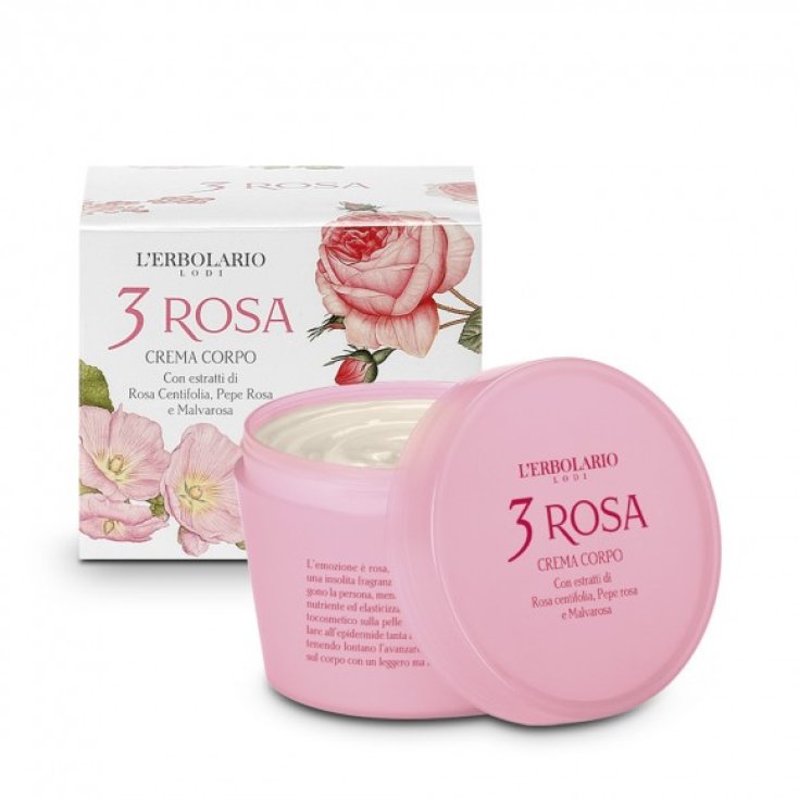 L´Erbolario 3 Rosa Crema Corporal 200ml