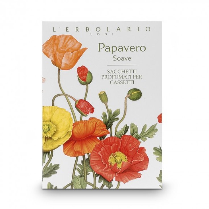 L'Erbolario Papavero Soave Bolsa Perfumada Para Cajones 1 Pieza