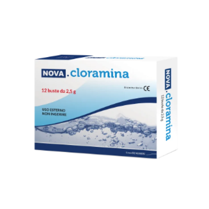 Nova Cloramina Desinfectante 12 Sobres 2,5g