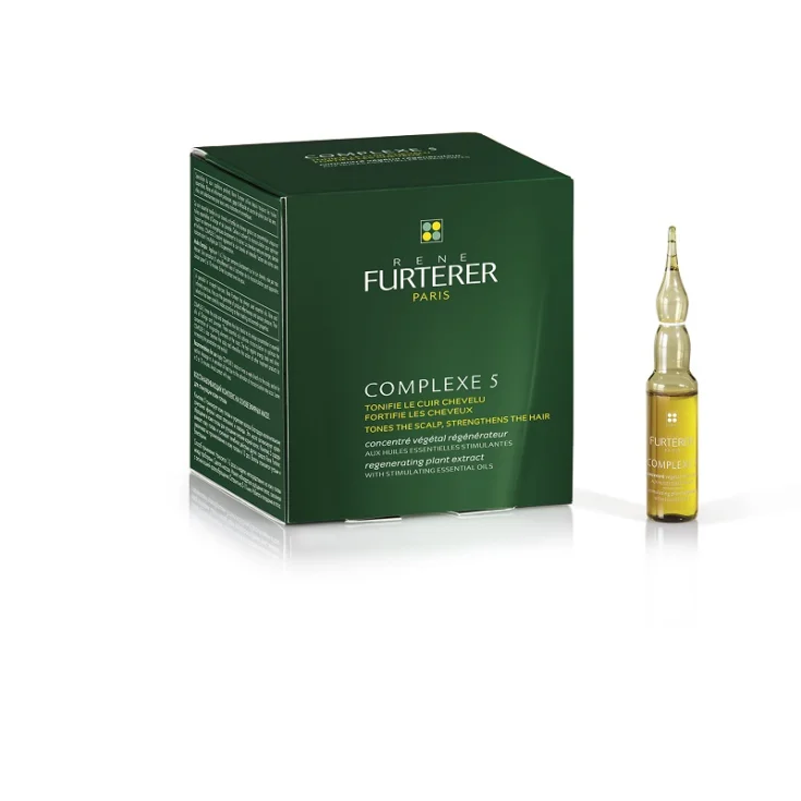 Rene Furterer Complexe 5 Concentrado Vegetal Regenerador 12 Ampollas