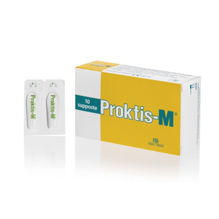 Farma-Derma Proktis-M® Supositorios 10 Piezas 2g