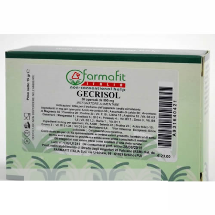Pharmafit Gecrisol Complemento Alimenticio 30 Cápsulas