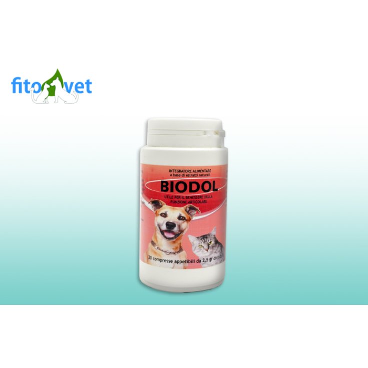 Pharmafit Biodol Complemento Alimenticio Para Perros Y Gatos 30 Comprimidos