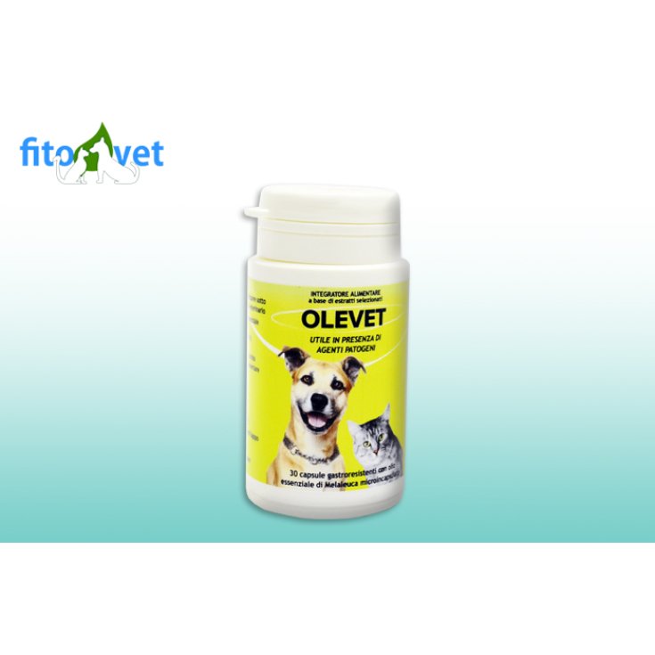 Pharma Olevet Complemento Alimenticio Para Animales 30 Cápsulas