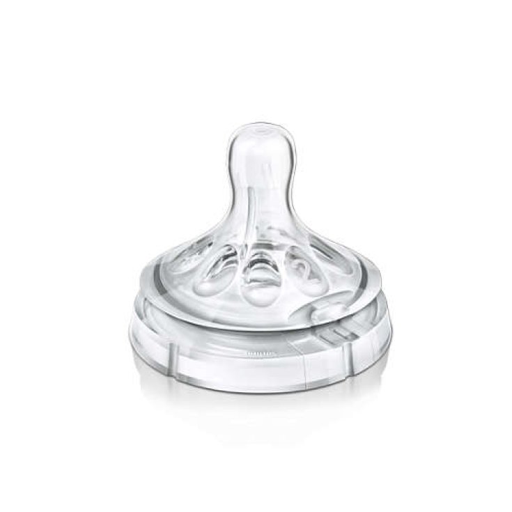 Philips Avent Tetina Natural Flujo Lento +1 Mes 2 Piezas