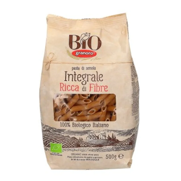 Bio Granoro Mezze Penne Rigate Trigo Integral 500g