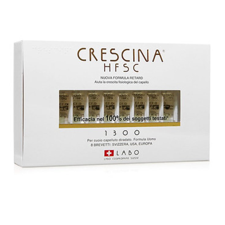 Labo Crescina HFSC Nueva Formula Retard 1300 Hombre 10 Viales