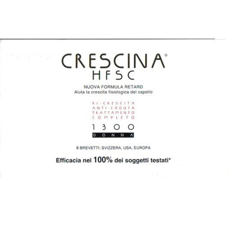 Labo Crescina HFSC New Formula Retard 1300 Mujer Tratamiento Completo 20 + 20 Ampollas