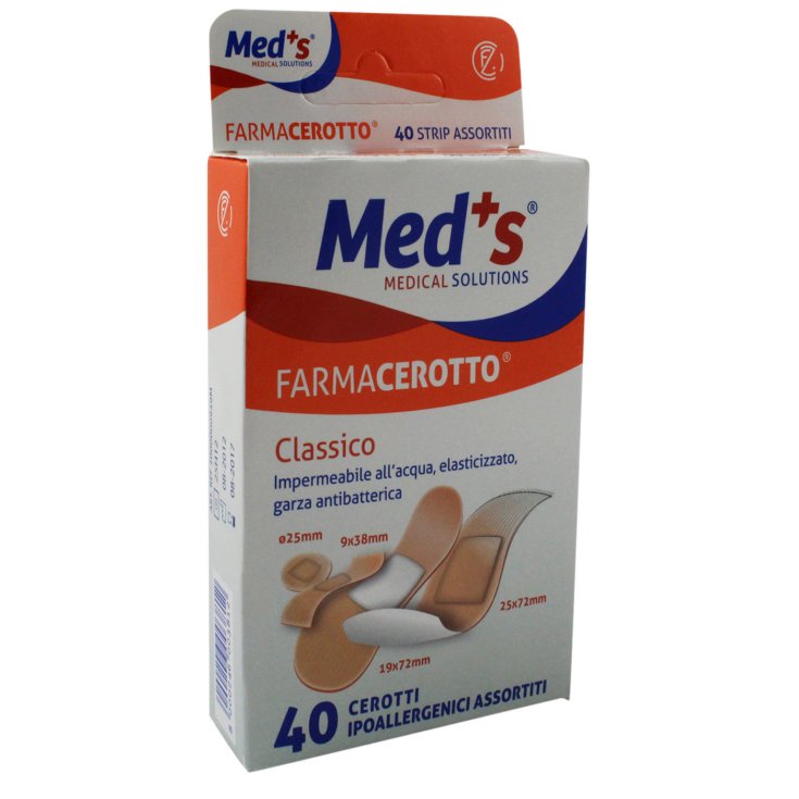 Med's FarmaClassic Patch En Poliuretano Tamaños Surtidos 40 Piezas