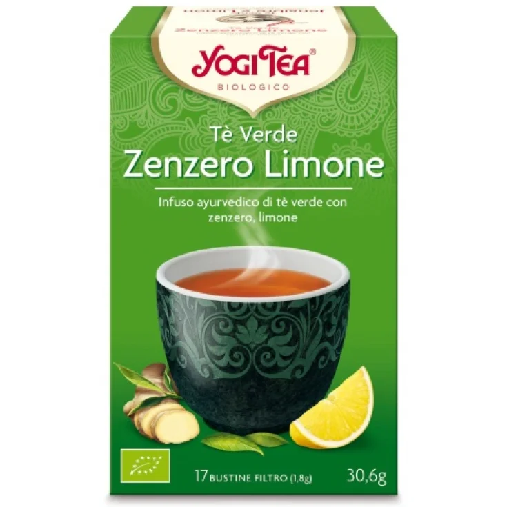Yogi Tea Té Verde Jengibre y Limon 17 X 1,8g